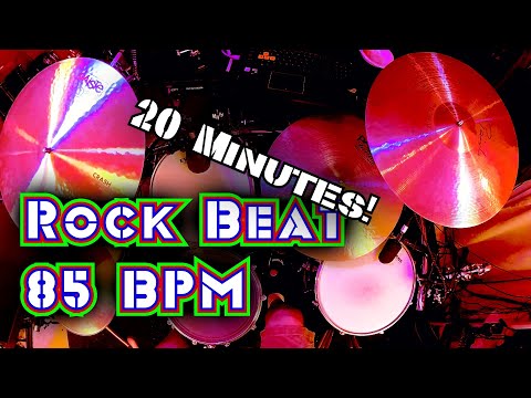 20 Minute Rock Drum Loop 85 BPM 11/12/21