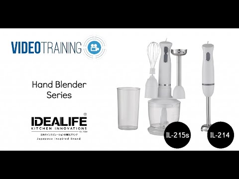 IDEALIFE Hand Blender (IL-214 215s) Product Training Video