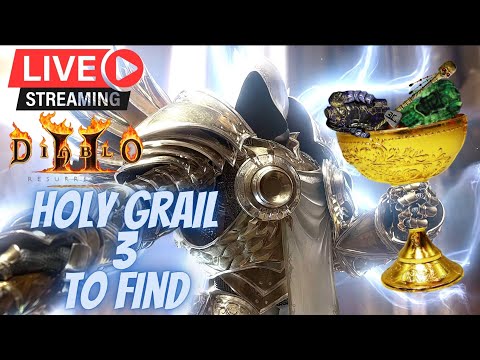 D2R, Grail, Chill Farming, Maybe today is the day.  !itemsleft  !ber  !zod  !grail !tyrael