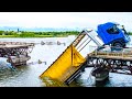 Top 10 Stupid Dangerous Truck Driving Fails | Bus Swept Away In Monster Flash Flood | Excavator Fail