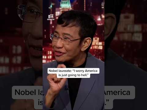Noberl laureate: 'I worry America is just going to hell'