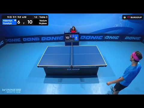 12:00 Valentyn Yunchyk - Vadym Hryban 22.07.2023 TT Euro.Cup Ukraine Star. TABLE 3