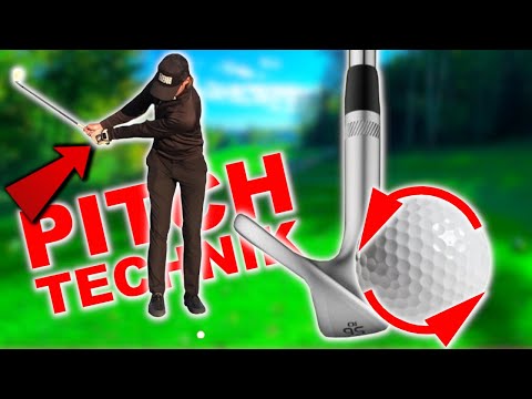 GOLF PITCH TECHNIK von hartem Boden und aus dem Rough (Finesse Wedge)