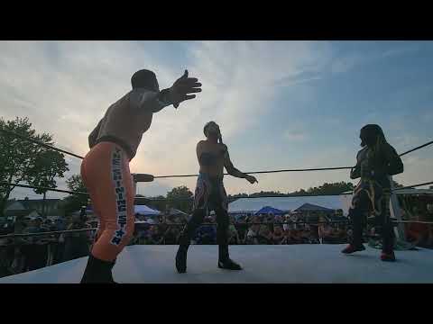 Joey Ace VS Rey Calitri VS GKM (C) for The ISPW Tri-State Championship