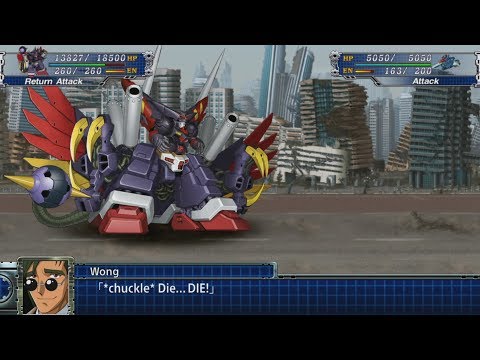 Super Robot Wars T - Grand Master Gundam Attacks Video