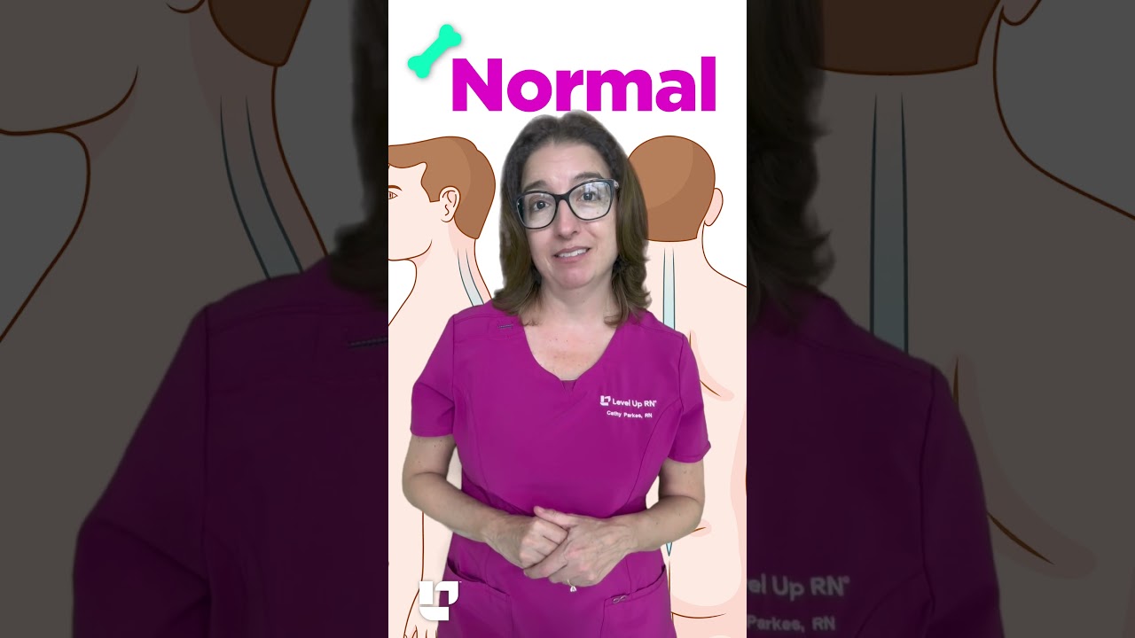 ⚕️Abnormal curvatures of the spine: Medical Surgical SHORT | @LevelUpRN