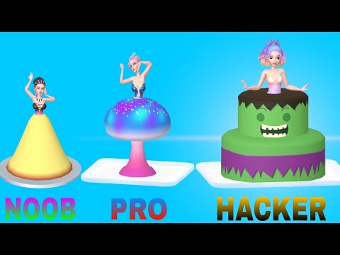 NOOB VS PRO VS HACKER-ICING ON THE DRESS