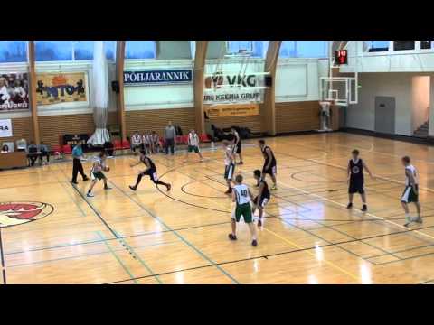 EYBL U17, Espoo Tapiolan Honka - Kaliningradi SDJSOR nr 9, II veerandaeg, 17.01.2015, Jõhvi