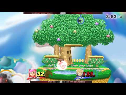 GENESIS 3 - Ryuk (Villager) vs MVG Cog|Mew2King (Cloud) - Wii U Singles WF: D44
