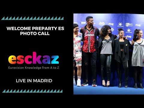 ESCKAZ in Madrid: Welcome PreParty ES Photo Call