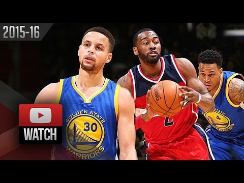 Stephen Curry vs John Wall EPIC PG DUEL Highlights (2016.02.03) Wizards vs Warriors - AMAZING!