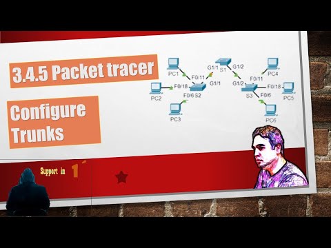 3.4.5 Packet Tracer – Configure Trunks