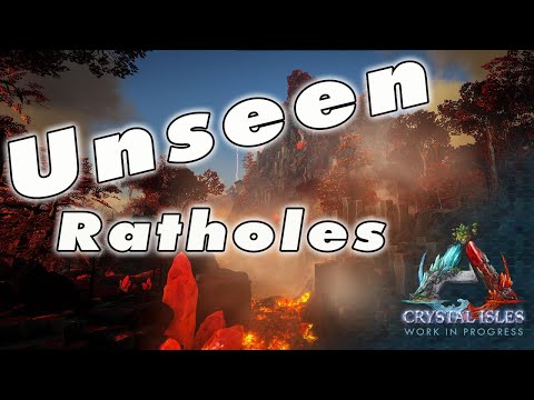*2022* NEW Unseen Ratholes Ark Crystal Isle Hidden Base Locations!!!