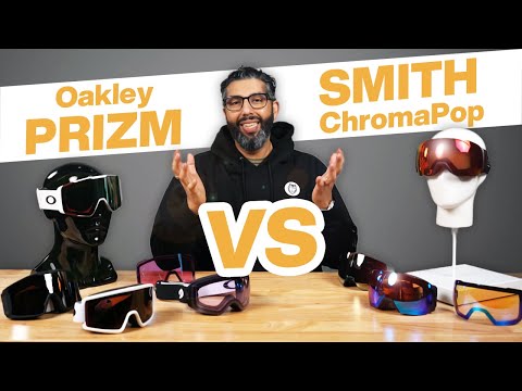 Oakley PRIZM vs Smith ChromaPop Snow Goggle Lens Tech Vergleich 2 0 BO