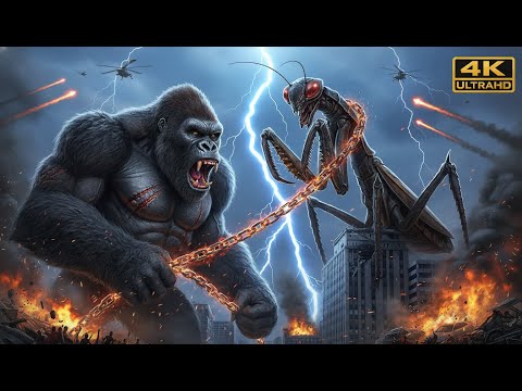 King Kong vs Giant Mantis: EPIC Battle! Who Wins in the Arena?