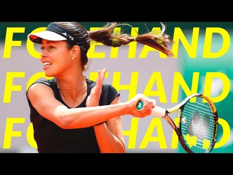 GREATEST forehand in WTA Tennis History (POWERFUL)