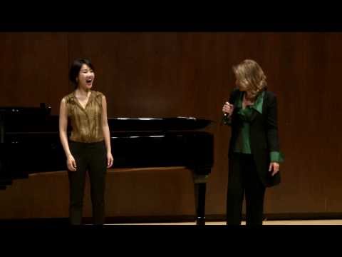 Renée Fleming Master Class, February 13, 2014: Hyesang Park and Bretton Brown