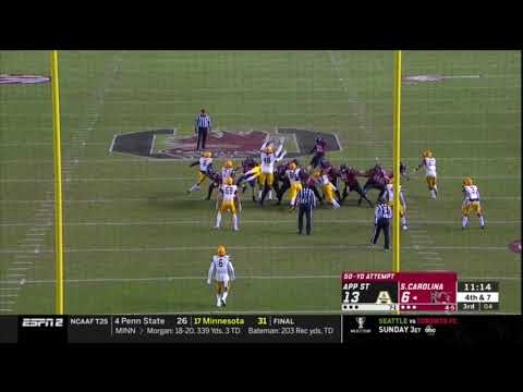 2019 USC vs Appalachian St - Parker White 50 Yd Field Goal