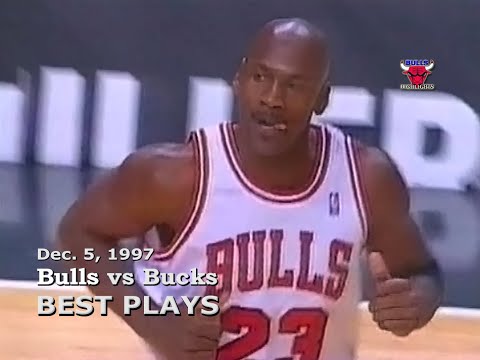 December 5, 1997 Bulls vs Bucks highlights
