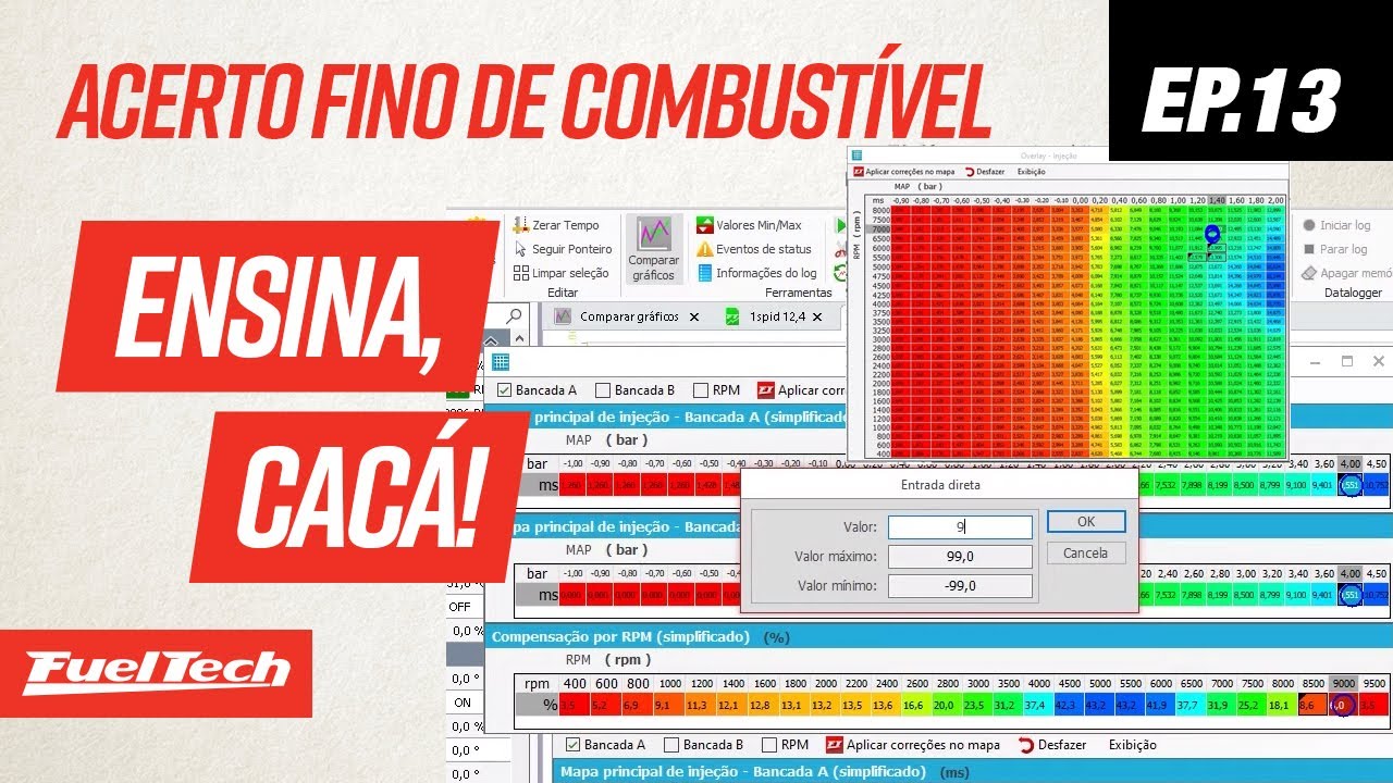 DICA DE COMO FAZER ACERTO FINO DE INJEÇÃO COM CACÁ DAUD!  ENSINA CACÁ #13