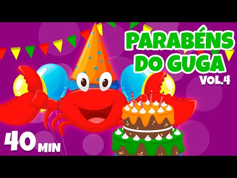 Parabéns do Guga Vol. 4 - Giramille 40 min | Desenho Animado Musical