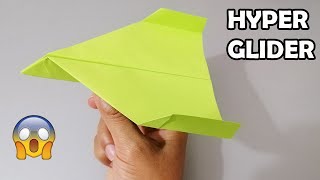 How to make a Paper Airplane✈️ - Hyper Glider 