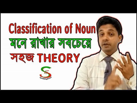 English Grammar Lesson in Bangla : CLASSIFICATION of NOUN Video