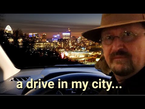 Night Drive - Driving Downtown Cincinnati & Northern Kentucky with Music!