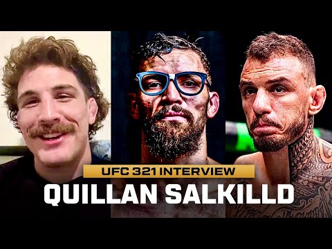 QUILLAN SALKILLD Wants Mauricio Ruffy or Renato Moicano Next | Short Notice UFC 321 Head Kick KO