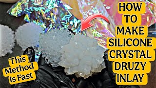 "How to Make Stunning Silicone Druzy Inlays | Sparkling DIY Tutorial!"