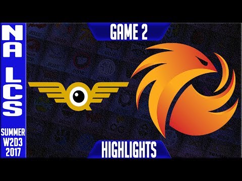 FlyQuest vs Phoenix1 Highlights Game 2 | NA LCS Week 2 Day 3 Summer 2017 | FLY vs P1 G2