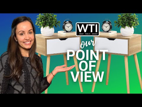 homye Modern Natural Nightstands - WTI product video review