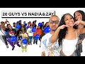 20 GUYS VS 2 INFLUENCERS NADIA ZAY