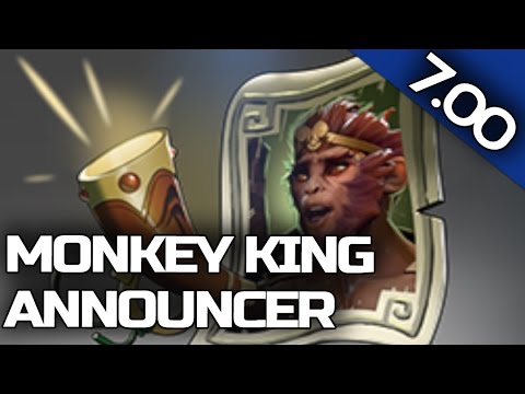7.00 PATCH UPDATE Dota 2 - Monkey King Announcer