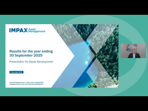 Impax Asset Management - Investor Presentation (FY Results) - December 2025