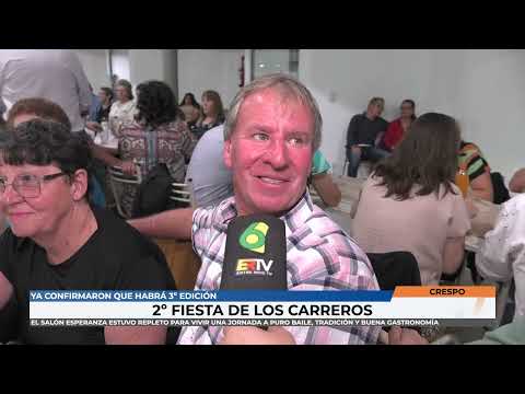 Crespo -  2º fiesta de los carreros se vivió con un salón esperanza repleto