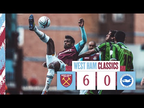 West Ham 6-0 Brighton | Vaz Te Bags Hat-Trick In Six Goal Thrashing! | Classic Match Highlights