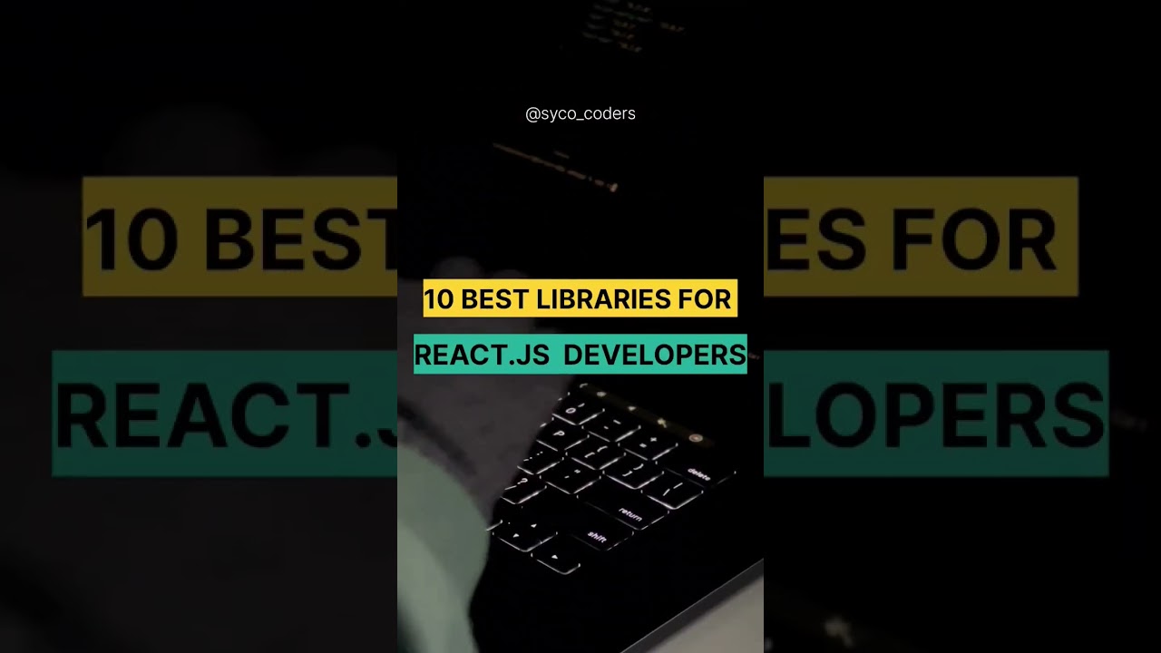 Top 10 Best Libraries of React js || Top react libraries of 2023 ||React js || @CodeWithHarry