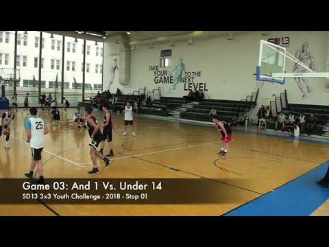 Game 03: And 1 Vs. Under 14 - SD13 3x3 Youth Challenge - 2018 - Stop 01