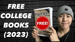 How to get FREE college textbooks!! (2023)
