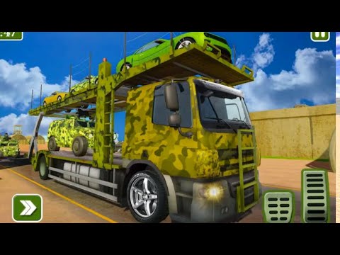 Transporting Army Vehicles in Trailer Truck Unlocked Level 1 3 - Android Games