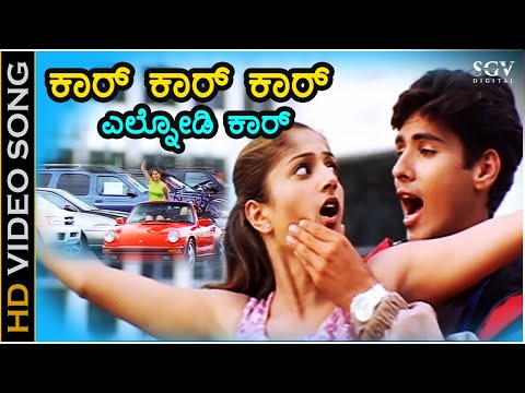 Car Car Car Elnodi Car Video Song - Nanna Preethiya Hudugi Movie - Dhyan, Deepali, B Jayashree