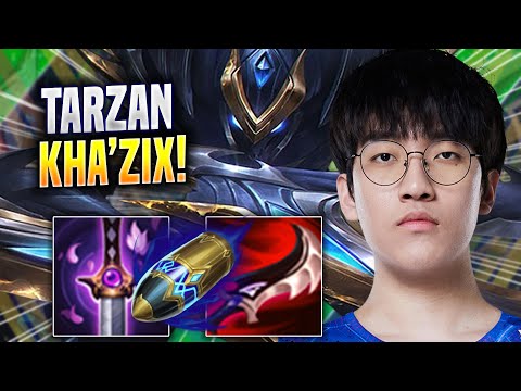 TARZAN PERFECT GAME WITH KHA'ZIX! - LNG Tarzan Plays Kha'zix JUNGLE vs Vi! | Season 2022