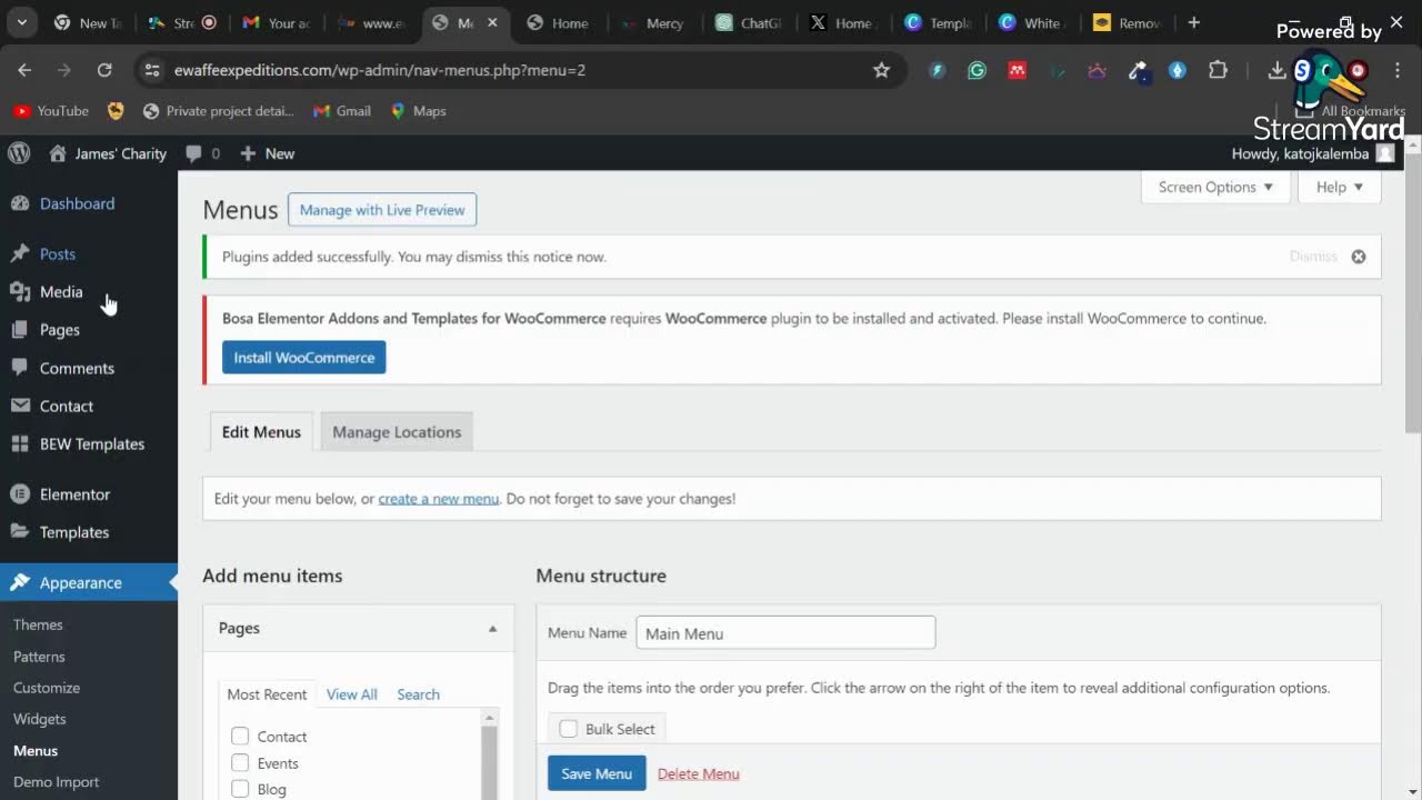 How to Make Website for Church, Mosque, Religious Organization, Charity NGO with WordPress & Bosa