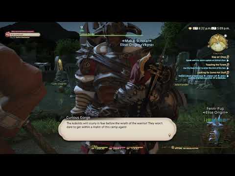 FINAL FANTASY XIV DoW JOb Quest: Slap an' Chop [Lv 58 Warrior]