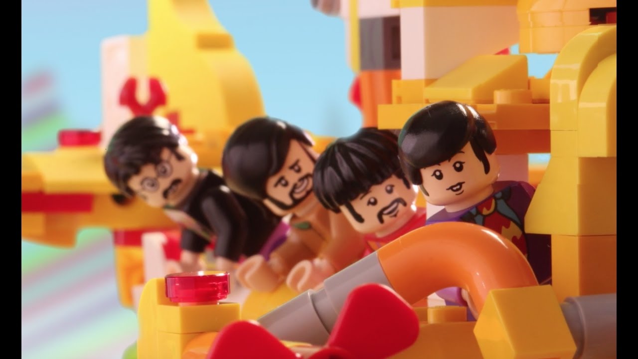 The Beatlesâ€™ LEGO Yellow Submarine vs. the Sea Monster - YouTube