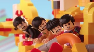 The Beatles’ LEGO Yellow Submarine vs. the Sea Monster