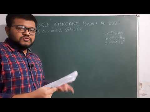 Google Kickstart Round A 2021 | Problem 1 - K Goodness String | Discuss + Code | Karan Mashru