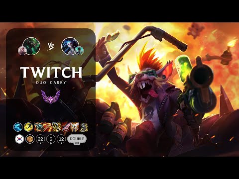 Twitch ADC vs Jinx - KR Master Patch 13.8