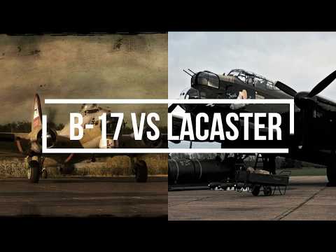 B-17 VS LANCASTER